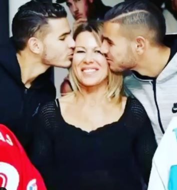 Theo Hernandez and Lucas Hernandez are forever grateful for the sacrifices their mother Laurence Py made to make them successful players